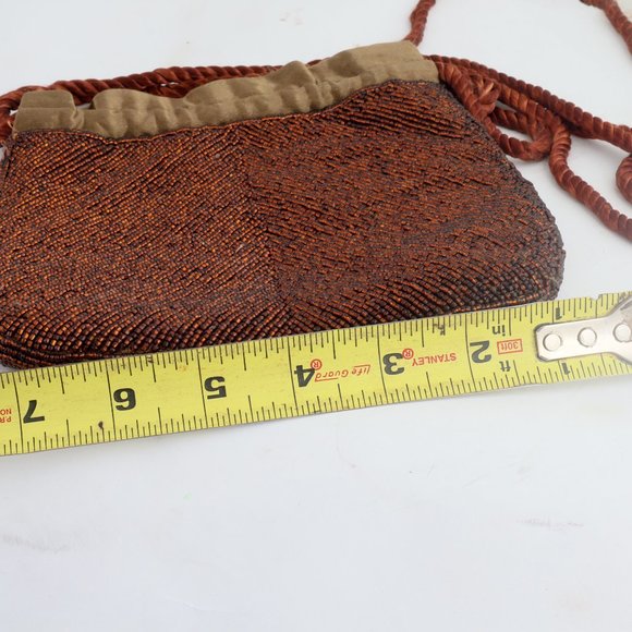 Micheline Burke Beaded Satin Purse - Picture 7 of 7